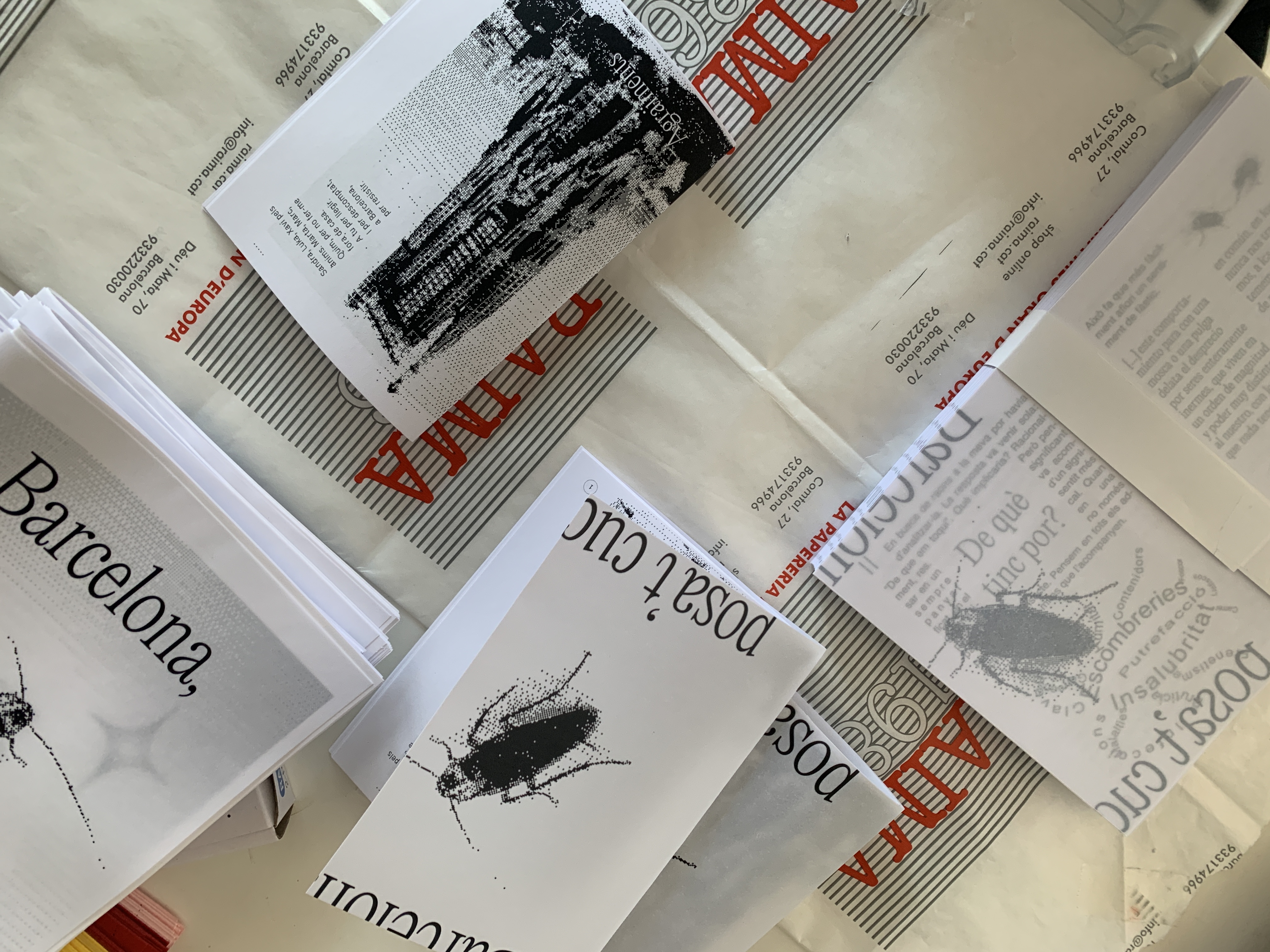 Muntatge editorial del zine