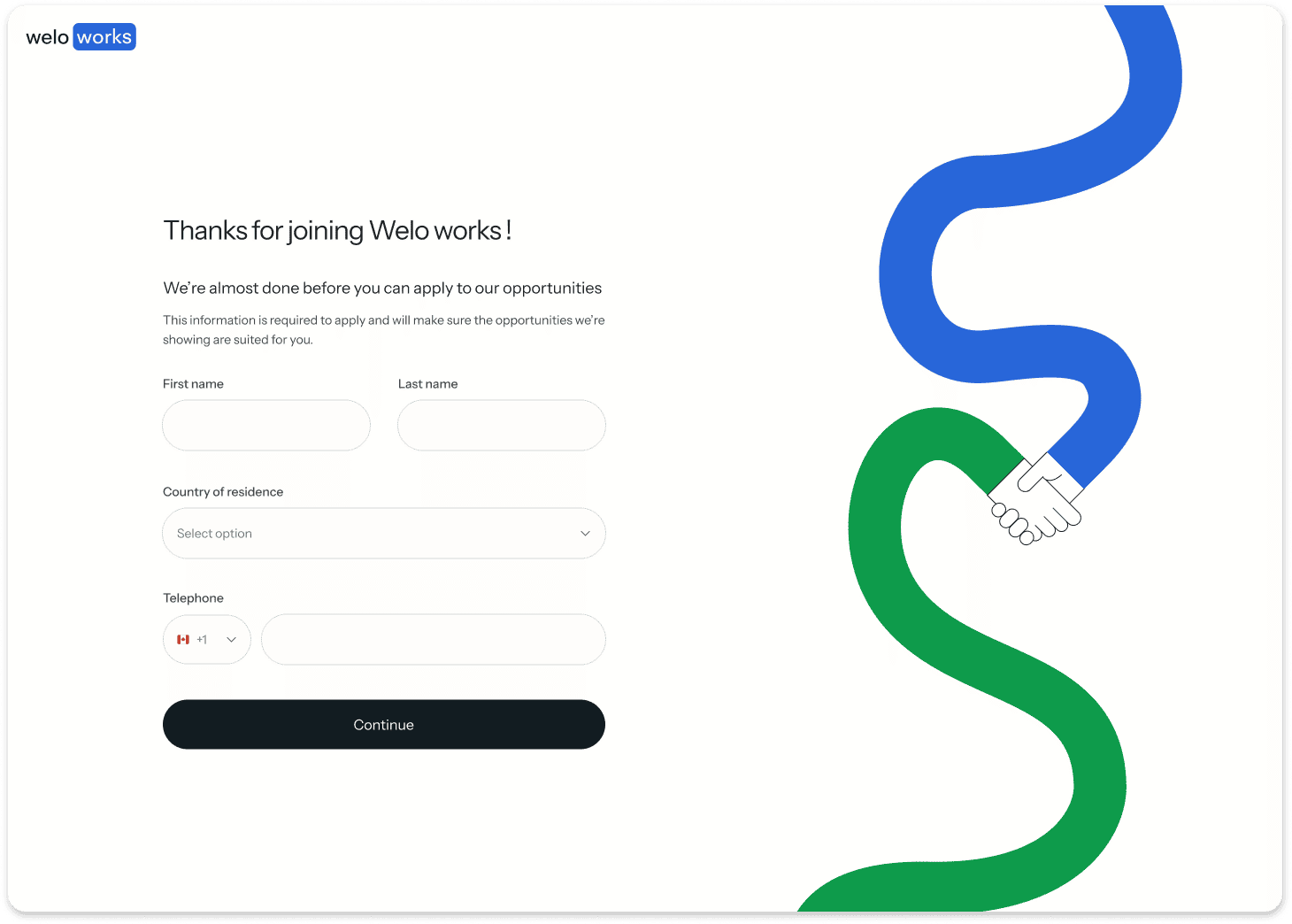Login de Weloworks